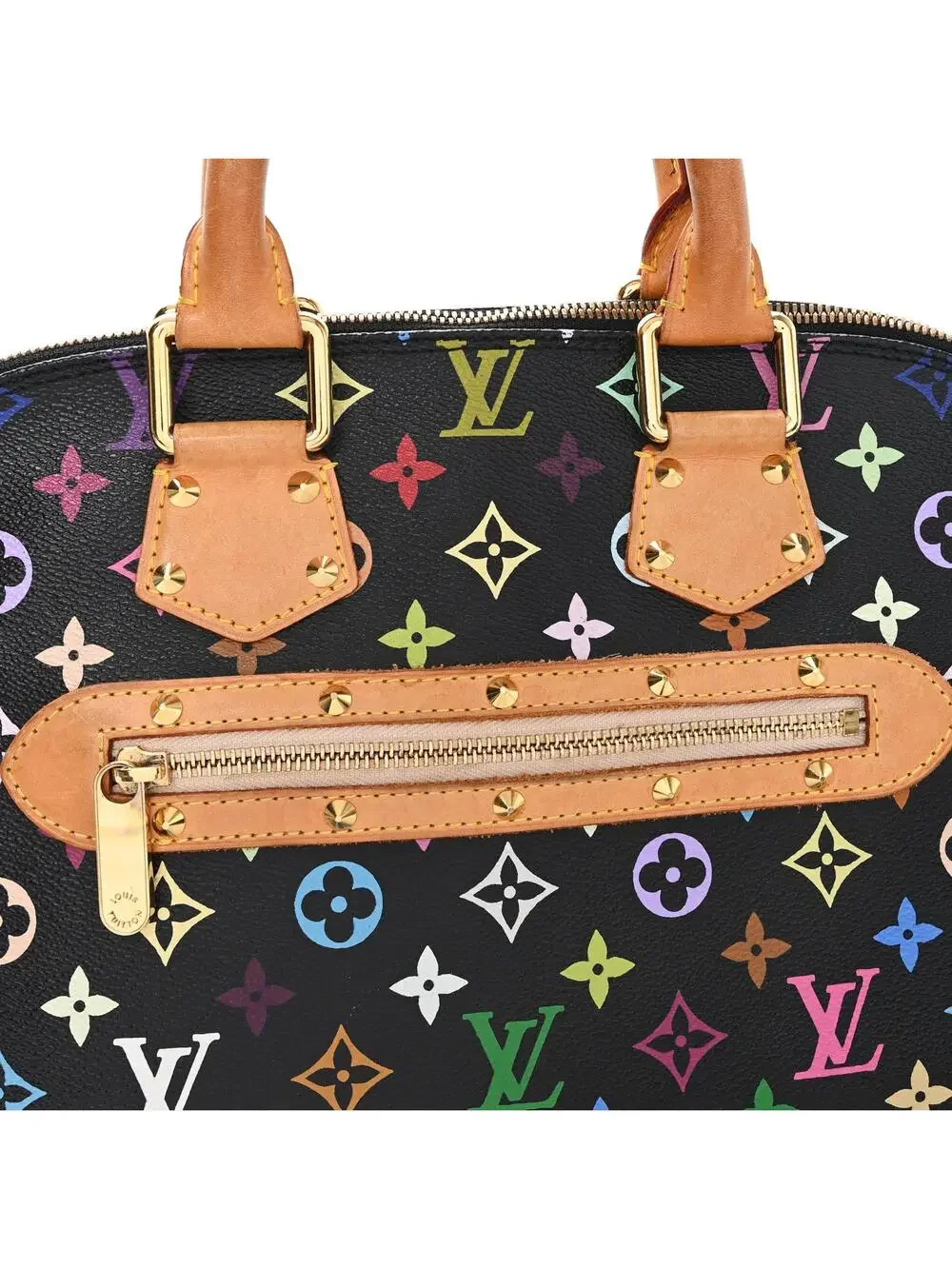 Louis Vuitton Multicolor Alma Black #322656L11B